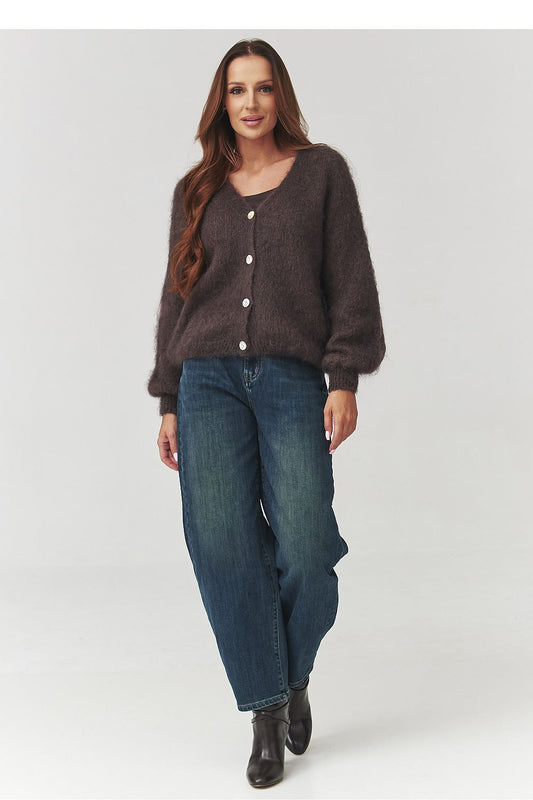 Cardigan model 219736 Makadamia