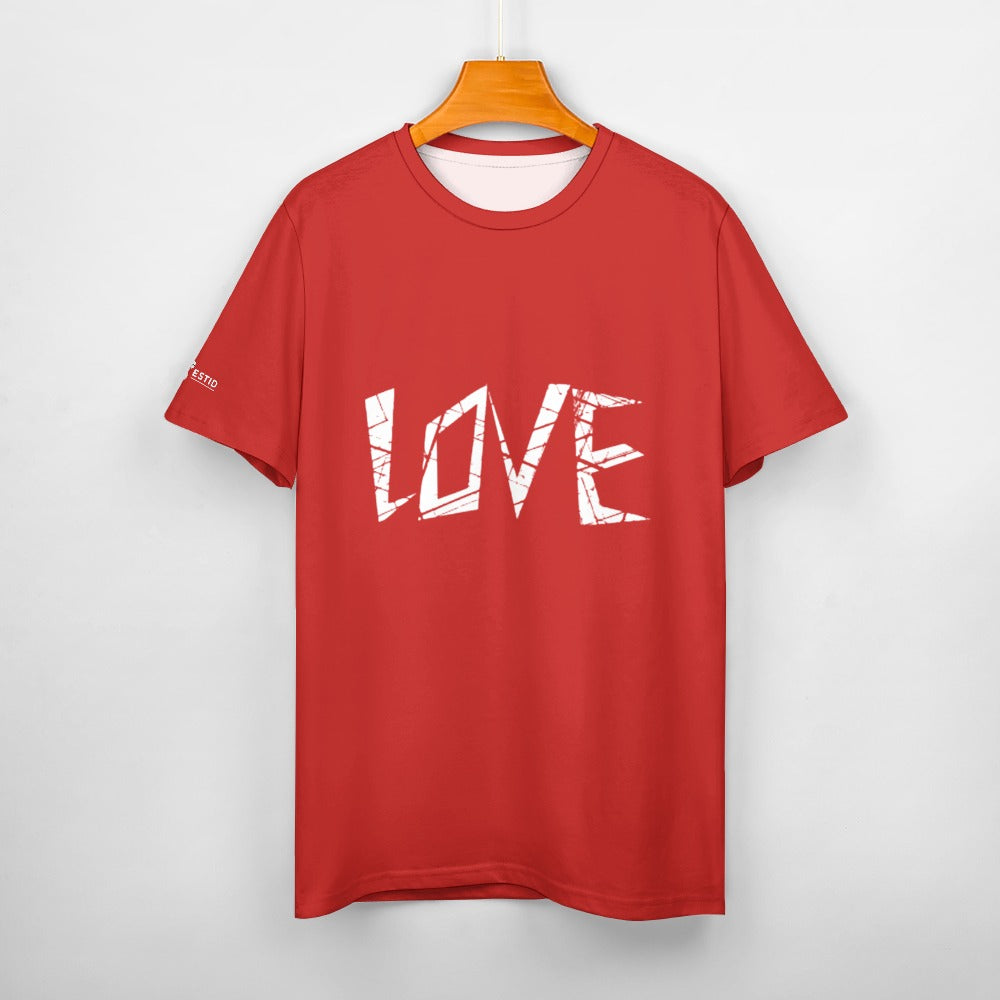 Damen T-Shirt aus reiner Baumwolle mit „LOVE“ Ansicht 21 – T-SHIRT – ESTID