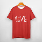 Damen T-Shirt aus reiner Baumwolle mit „LOVE“ Ansicht 21 – T-SHIRT – ESTID