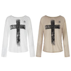 Damen Print Longsleeve | Urban Gothic & Grunge Shirt Ansicht 6 – T-Shirt – ESTID