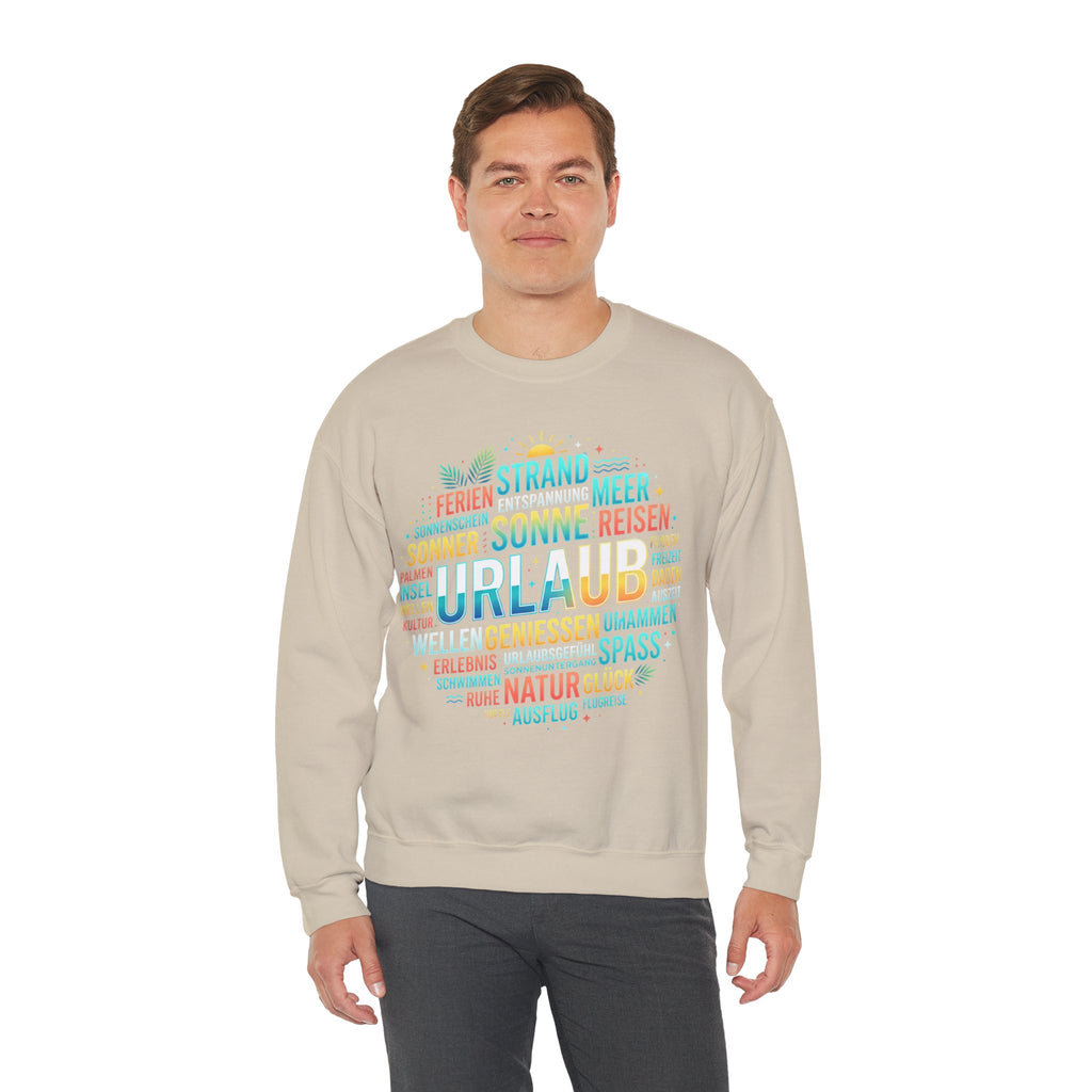 Tropical Palm Sunset Sweatshirt – Beach Vacation Crewneck