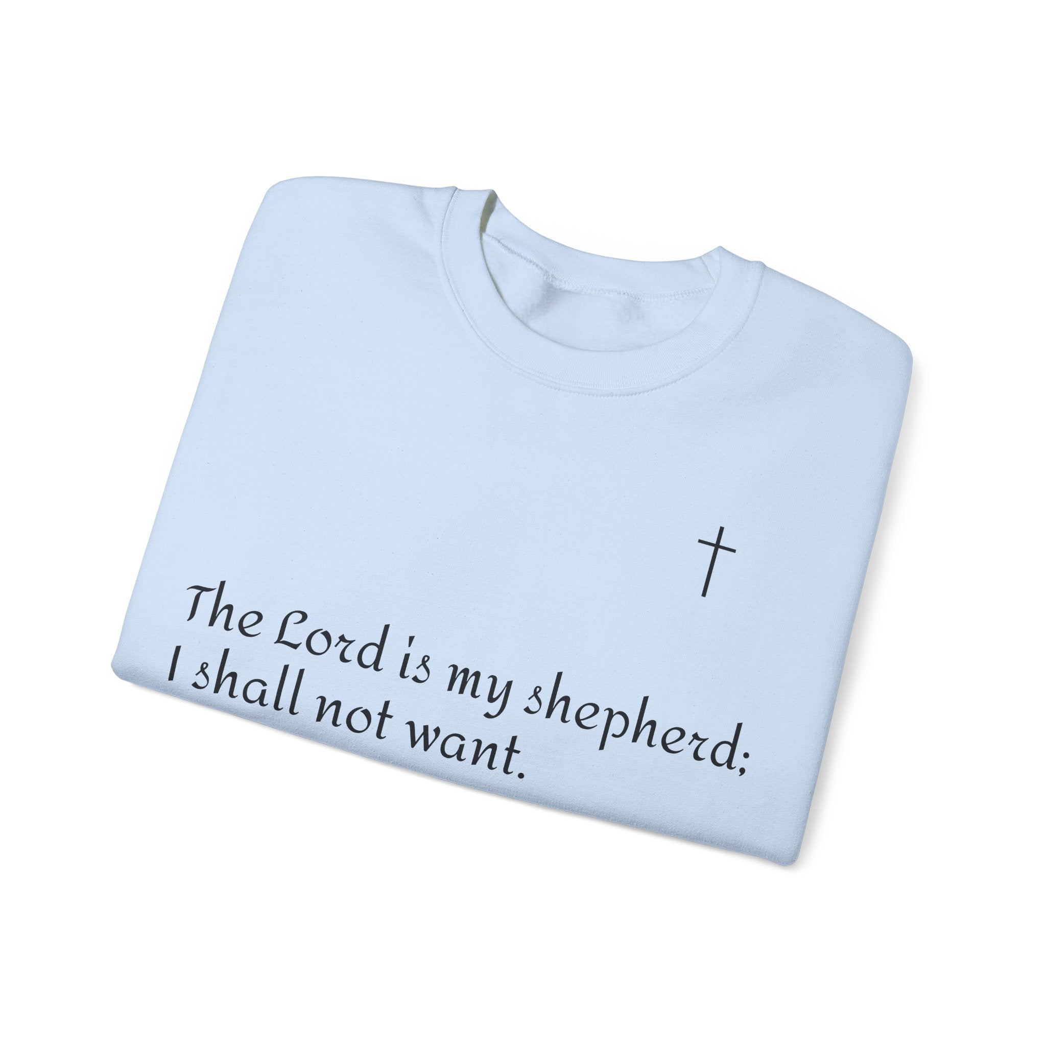 Unisex Heavy Blend Sweatshirt mit Psalm 23 & markantem Backprint ESTID Ansicht 13 – Sweatshirt – ESTID