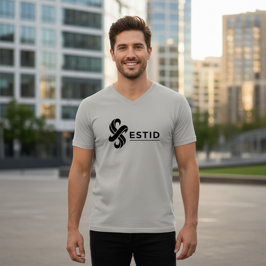 Herren Premium Bio V-Neck T-Shirt ESTID