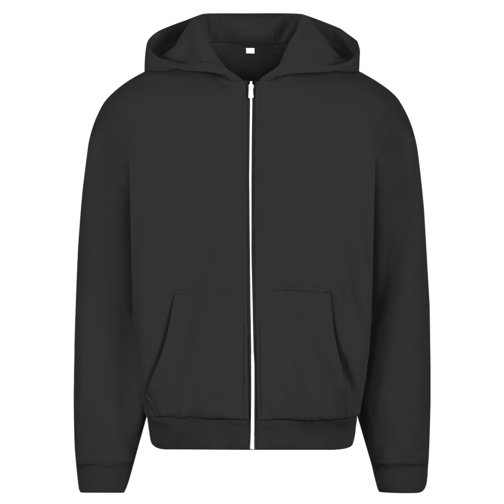Herren Oversize Zipper Hoodie