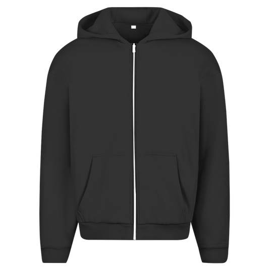 Herren Oversize Zipper Hoodie