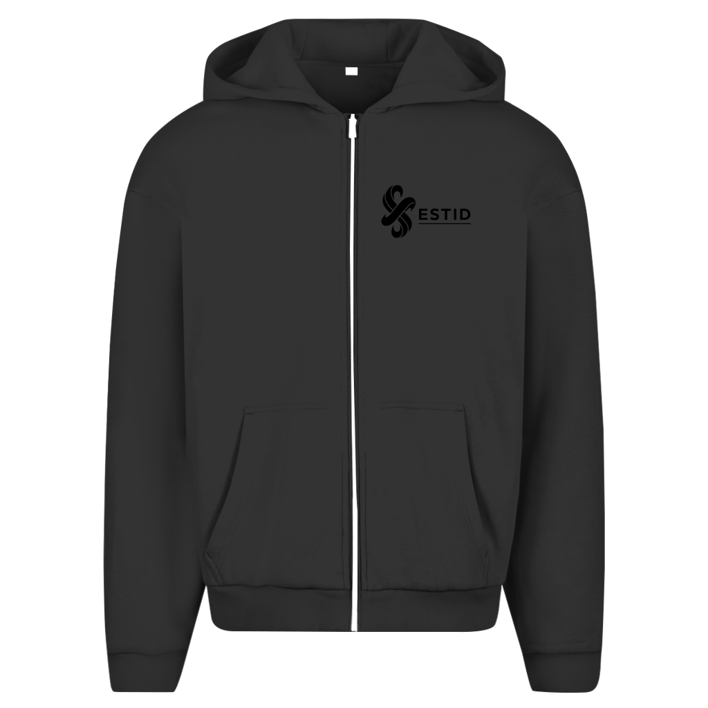 Herren Oversize Zipper Hoodie ESTID