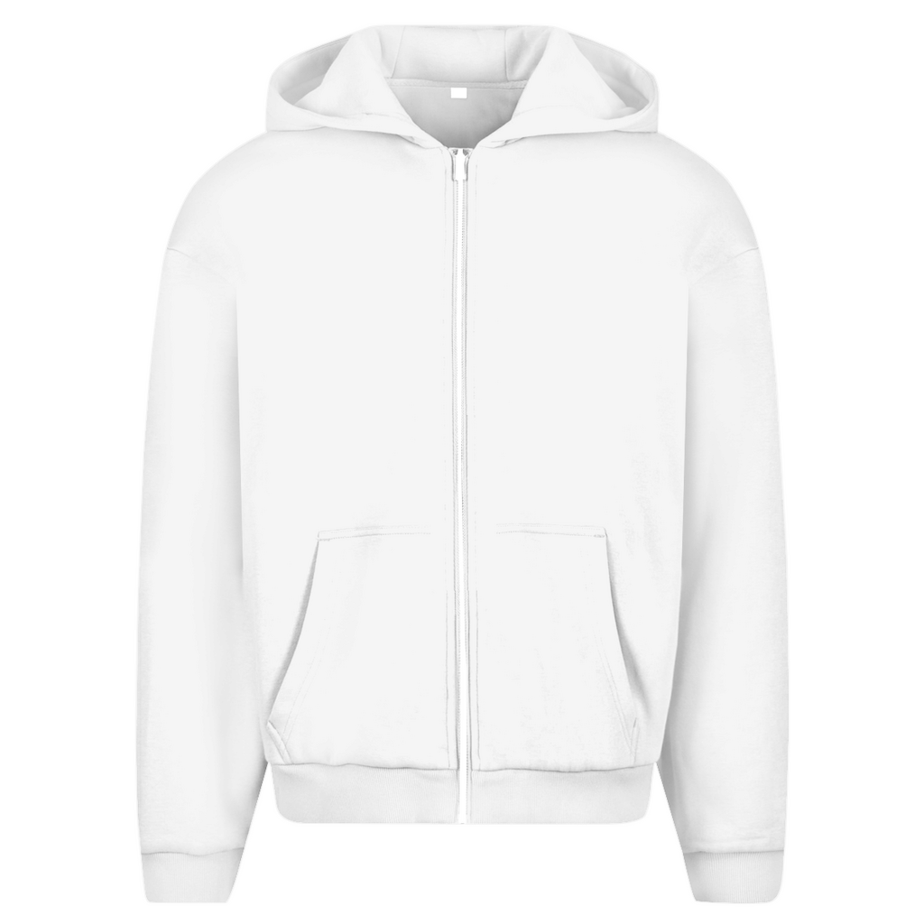 Herren Oversize Zipper Hoodie