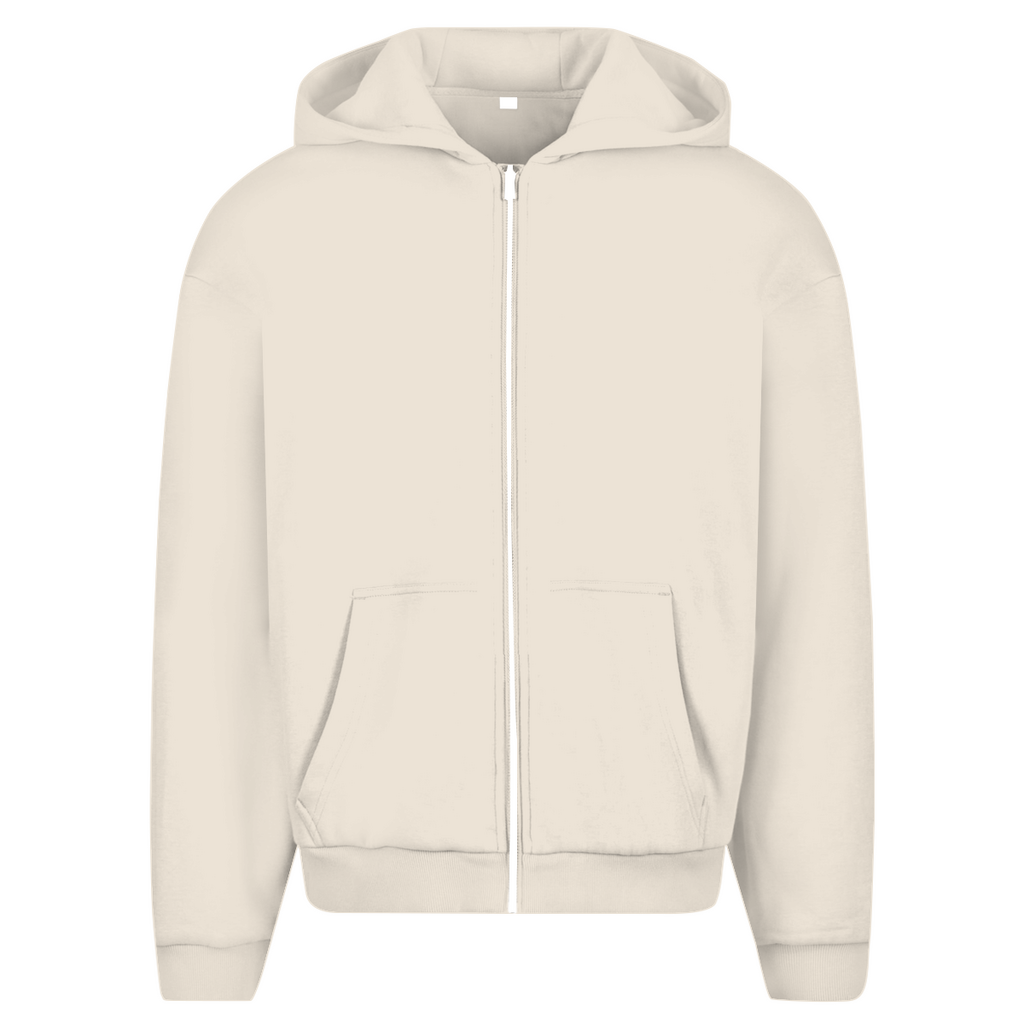 Herren Oversize Zipper Hoodie