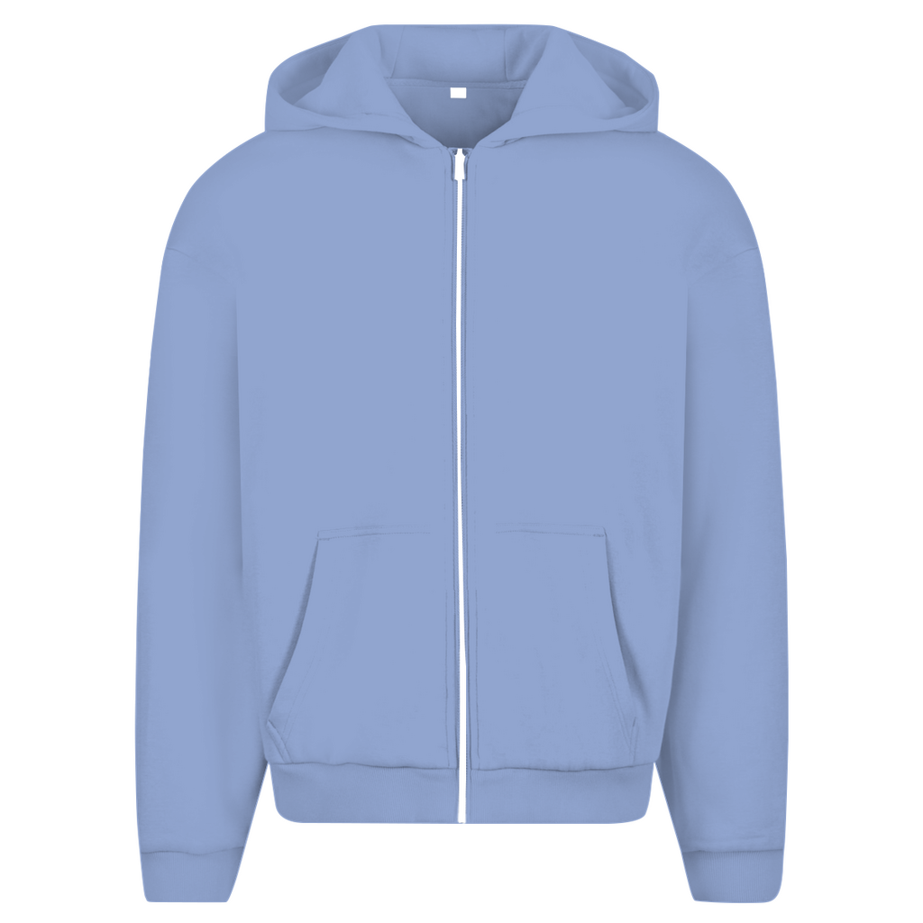 Herren Oversize Zipper Hoodie