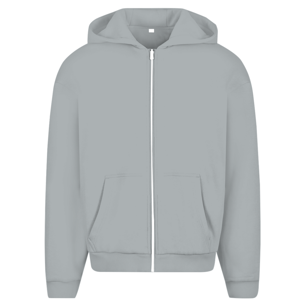 Herren Oversize Zipper Hoodie