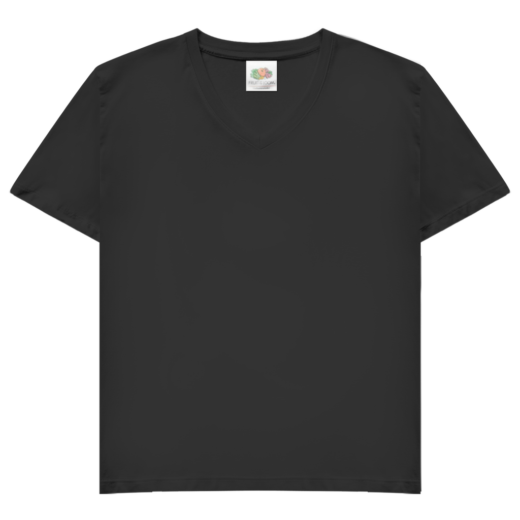 Damen Basic V-Neck T-Shirt