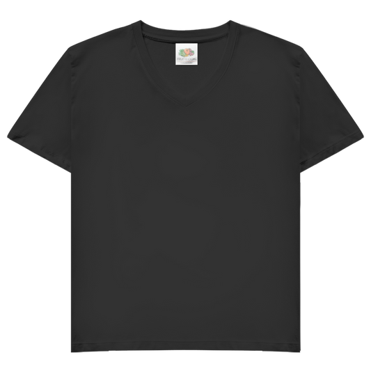 Damen Basic V-Neck T-Shirt