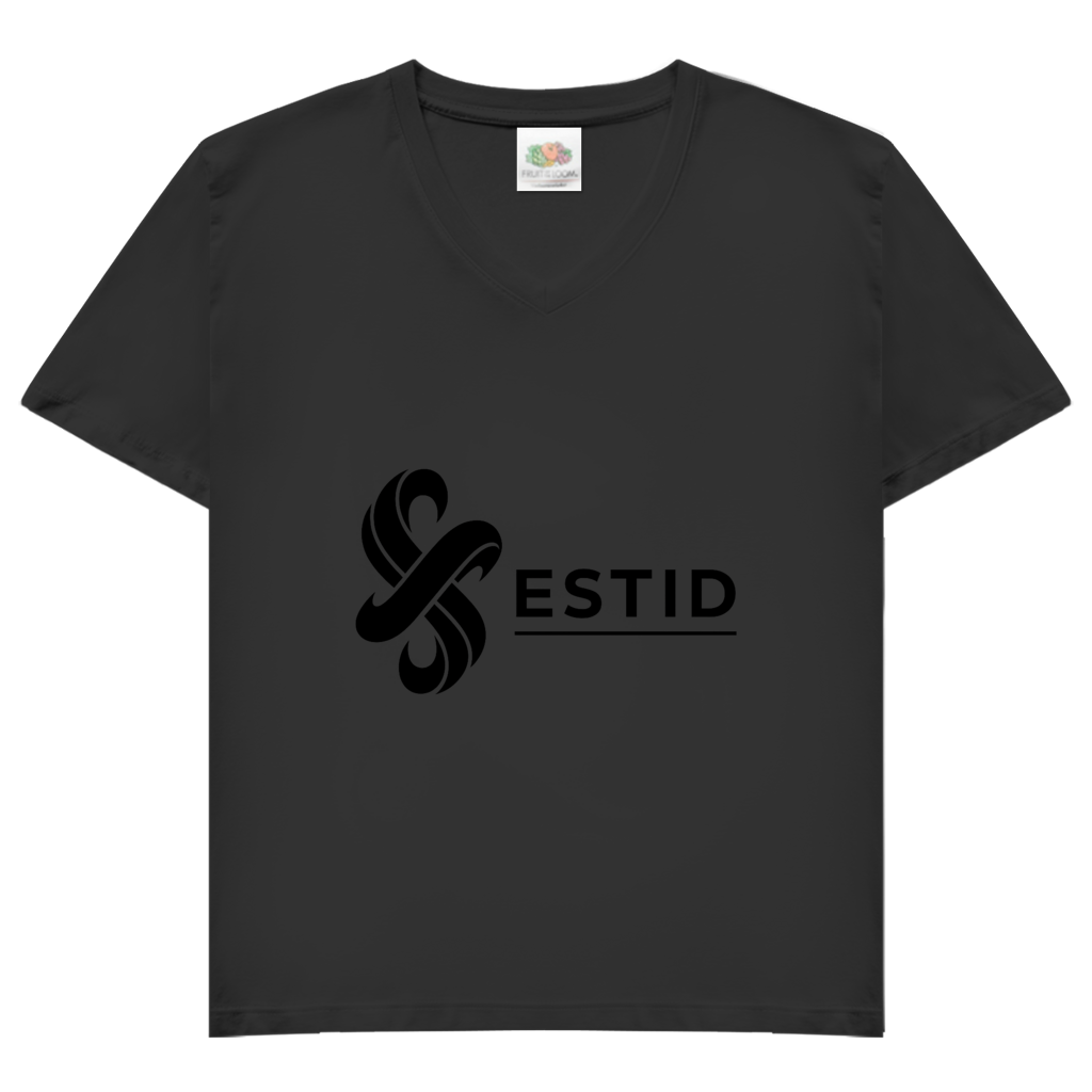 Damen Basic V-Neck T-Shirt ESTID