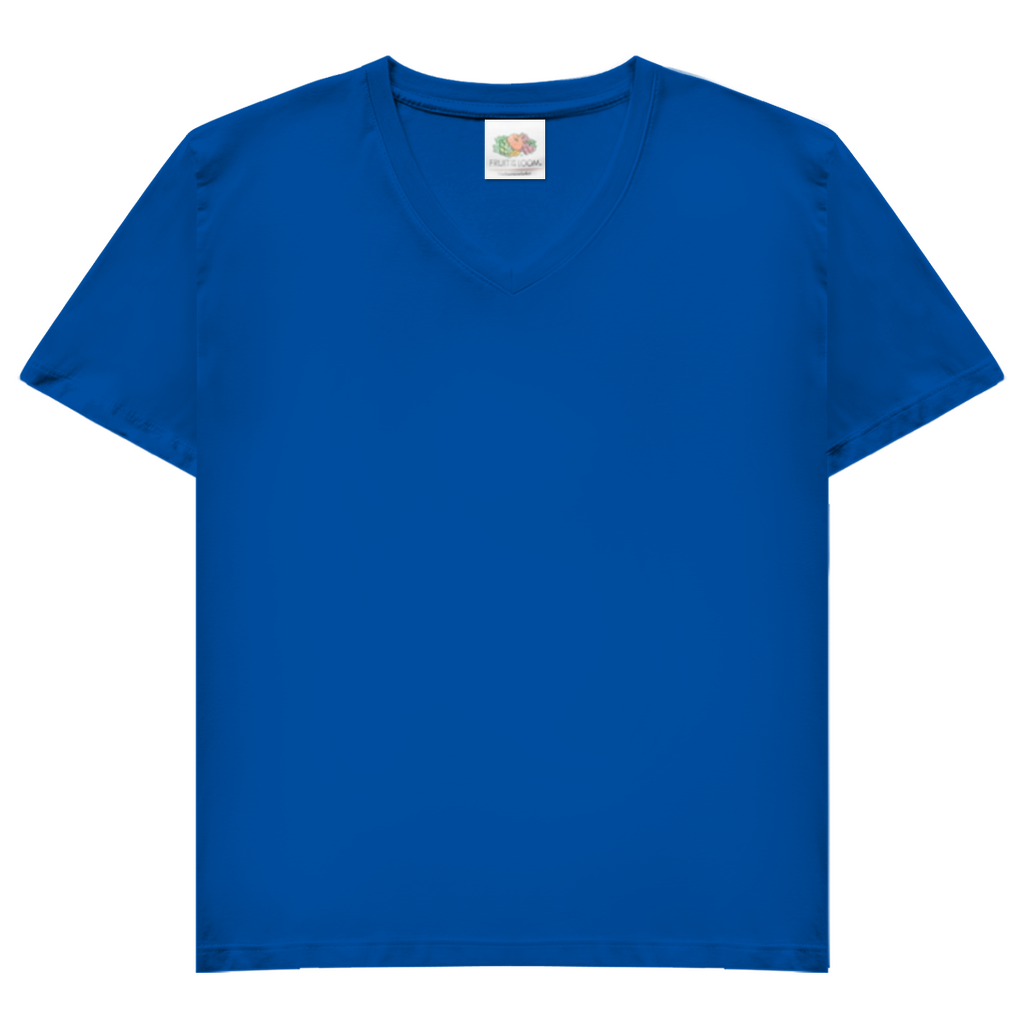 Damen Basic V-Neck T-Shirt