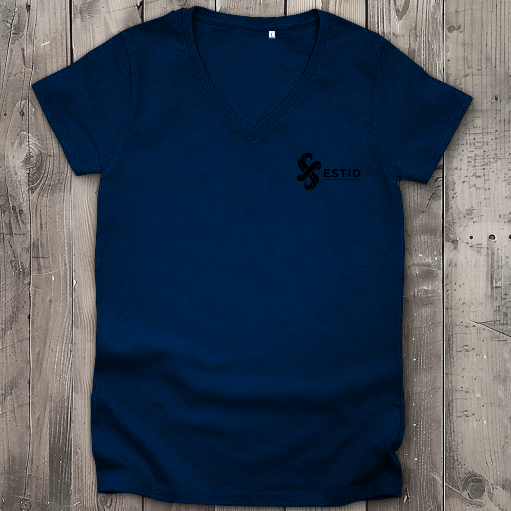 Damen Premium Bio V-Neck T-Shirt ESTID