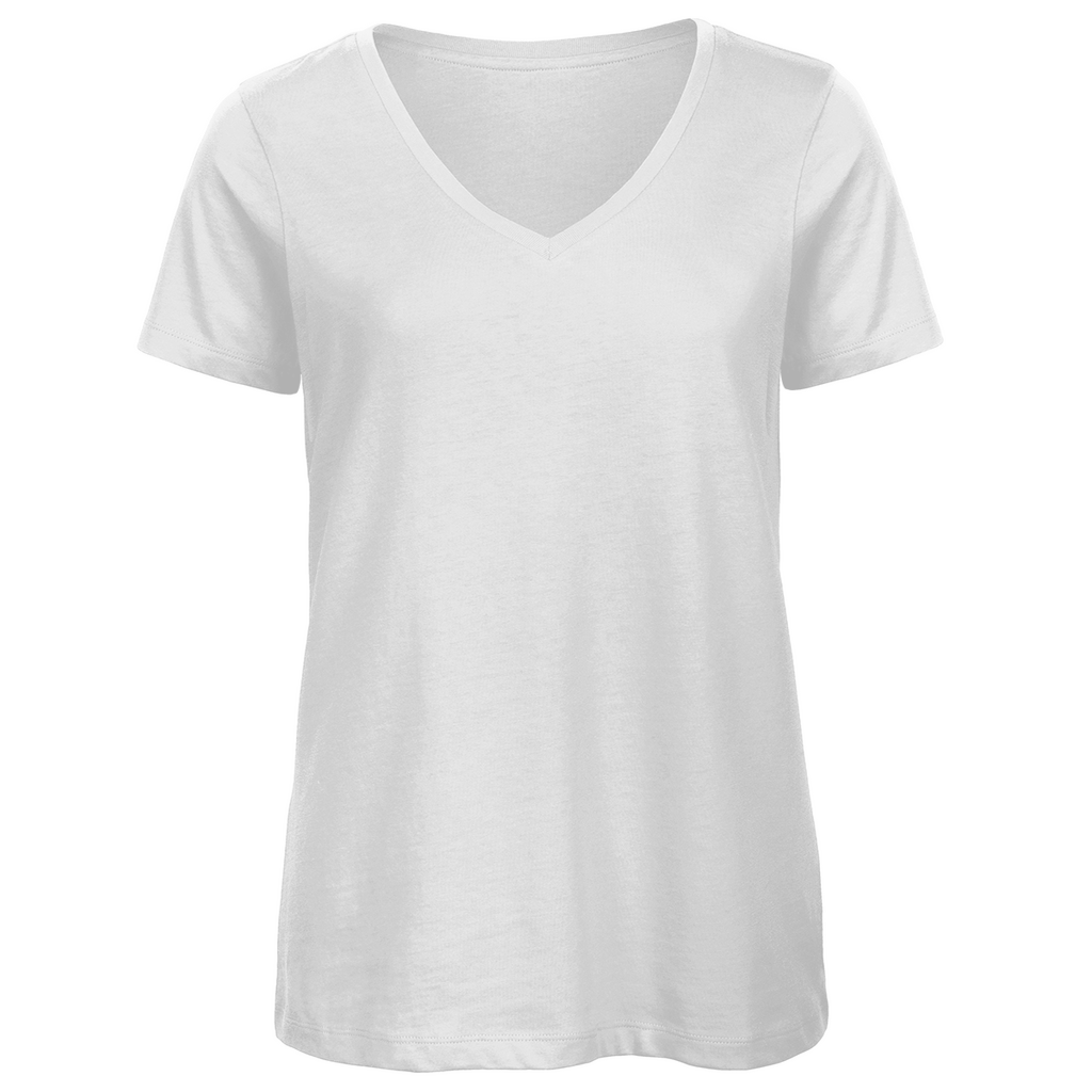 Damen Premium Bio V-Neck T-Shirt