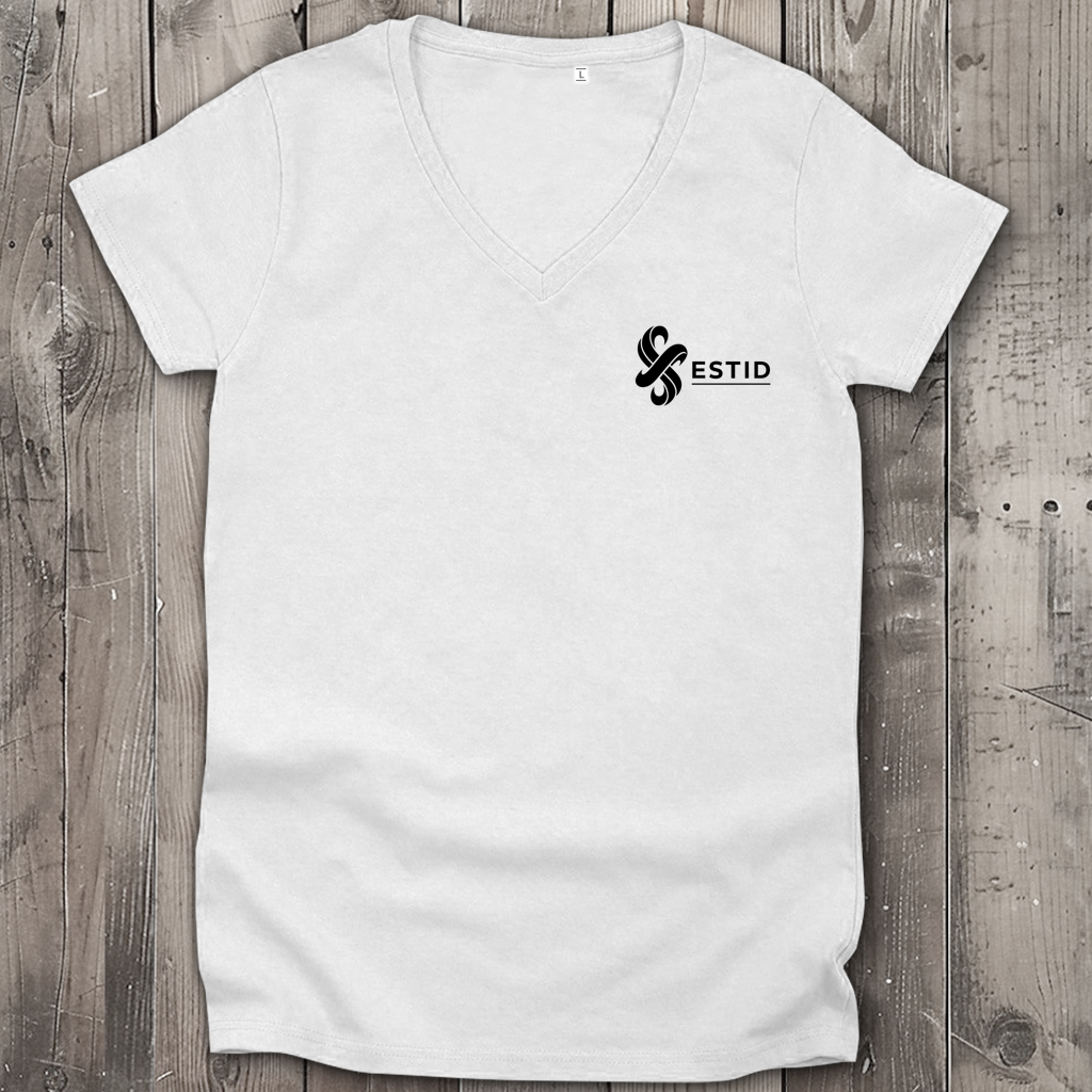 Damen Premium Bio V-Neck T-Shirt ESTID