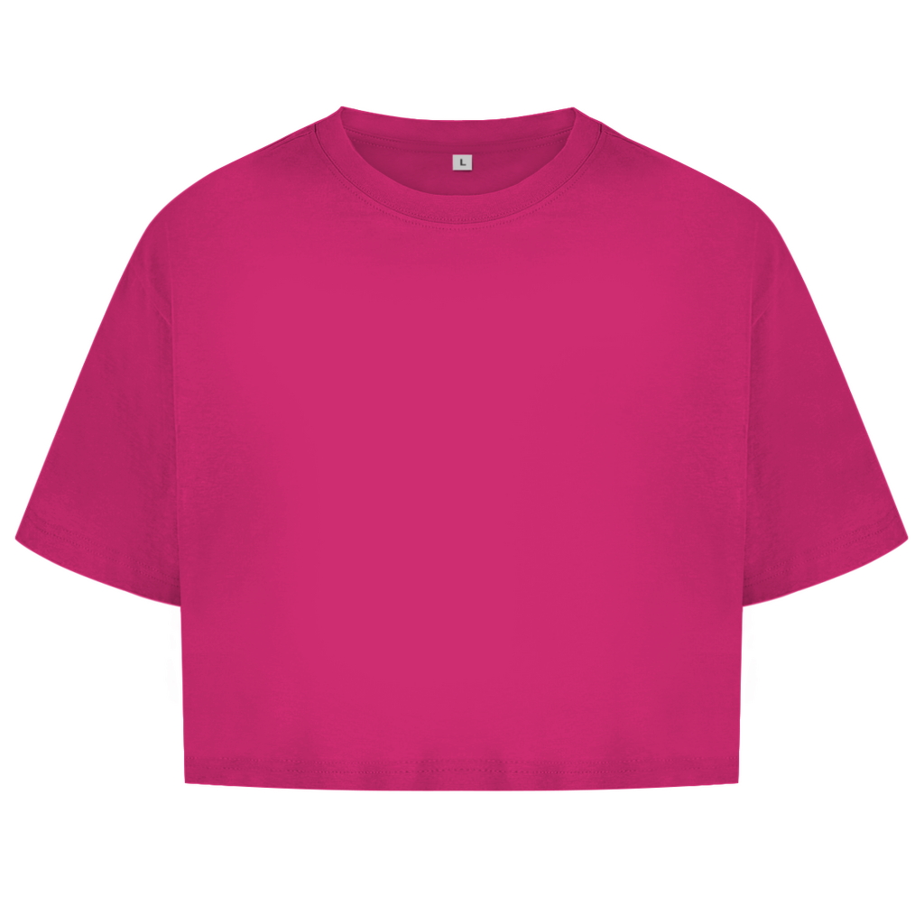 Damen Oversize Crop Top