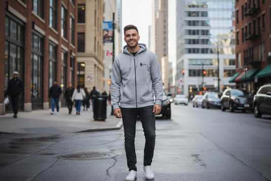 Herren Zipper Hoodie ESTID