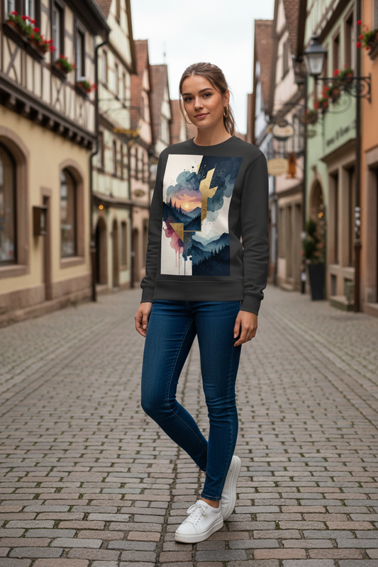 Damen Premium Bio Sweatshirt ESTID ART