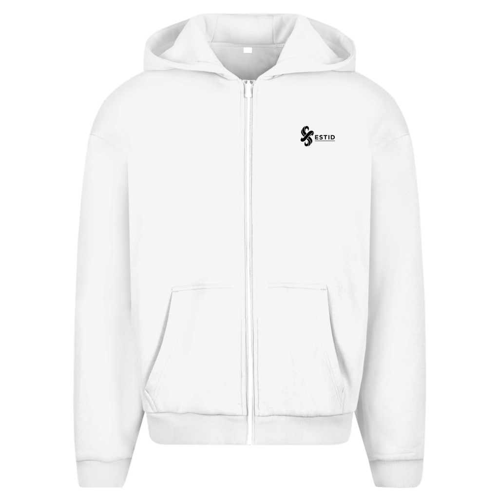 Herren Oversize Zipper Hoodie jesus