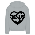 Herren Oversize Zipper Hoodie Jesus Herz Ansicht 16 – zipper hoodie – ESTID
