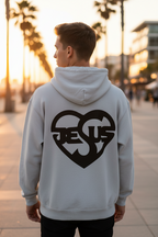 Herren Oversize Zipper Hoodie Jesus Herz Ansicht 8 – zipper hoodie – ESTID