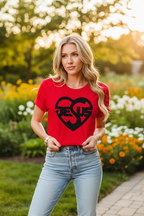 Christliches Damen T-Shirt mit Jesus-Herz-Print ESTID Ansicht 5 – Clothes – ESTID