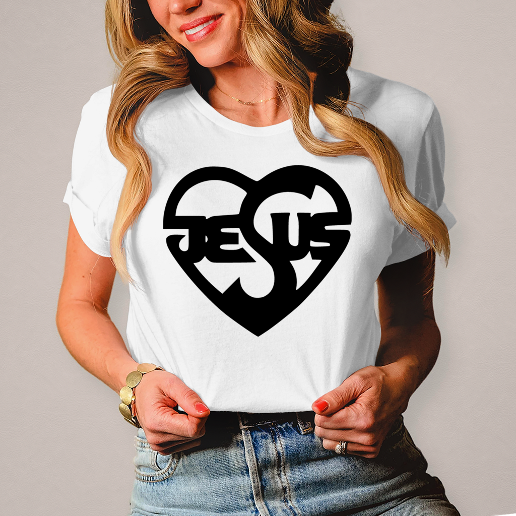 Damen T-Shirt jesus