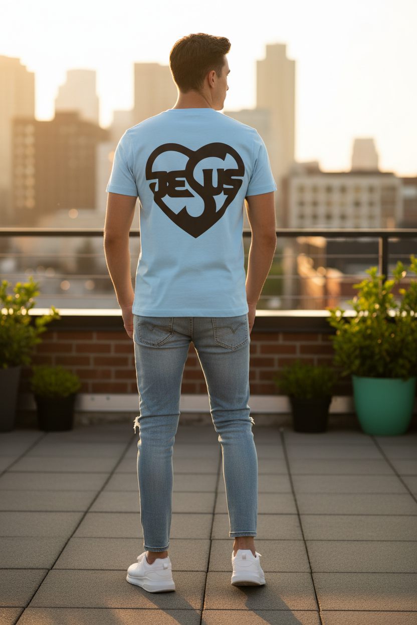 Christliches Herren Heavy T-Shirt ESTID Ansicht 4 – Clothes – ESTID