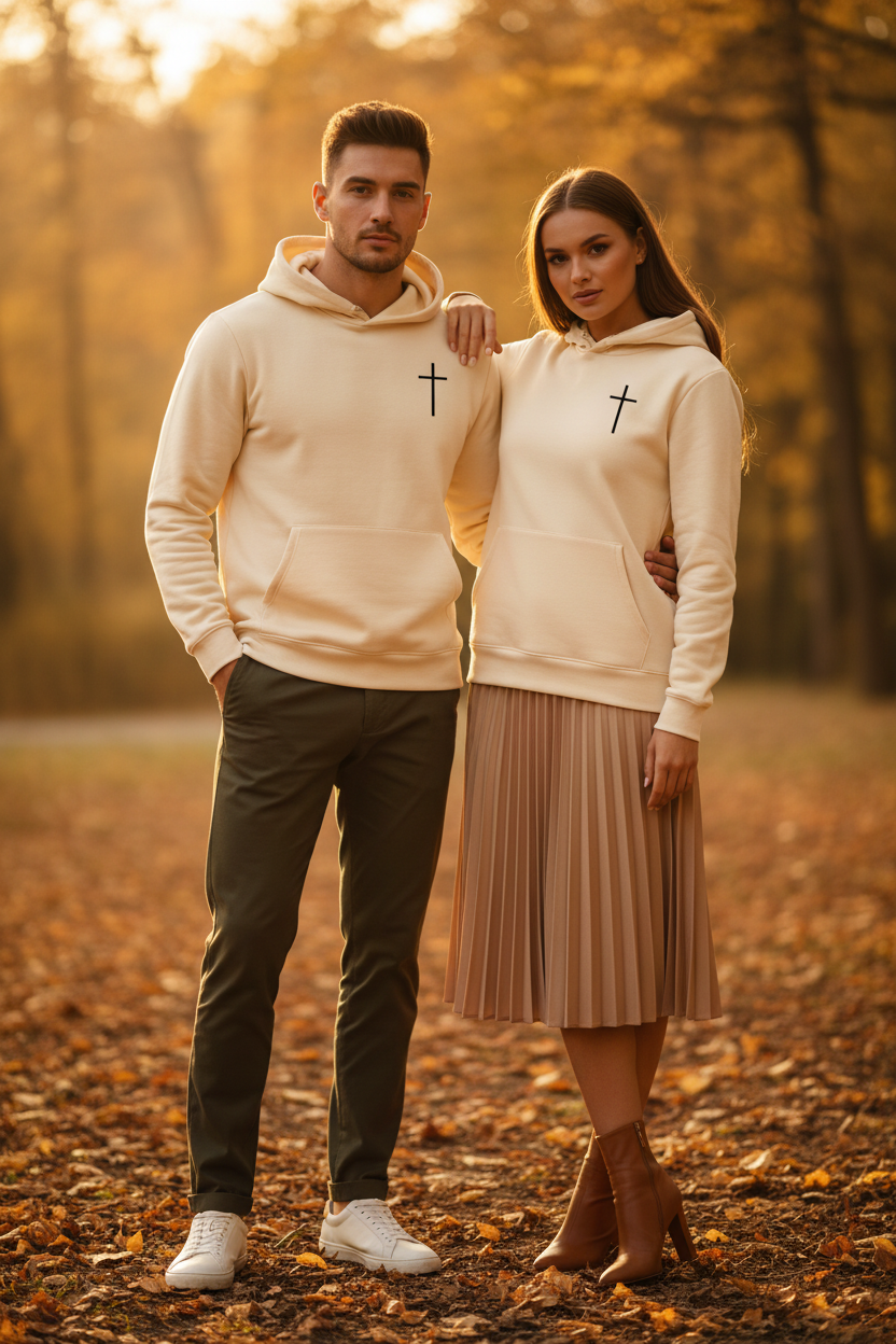 Christlicher Unisex-Hoodie aus 100% Bio-Baumwolle ESTID Ansicht 3 – Hoodie – ESTID