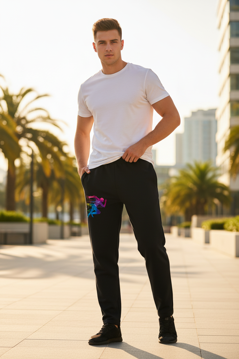 Oversize Herren Sweathose Sport – hosen – ESTID