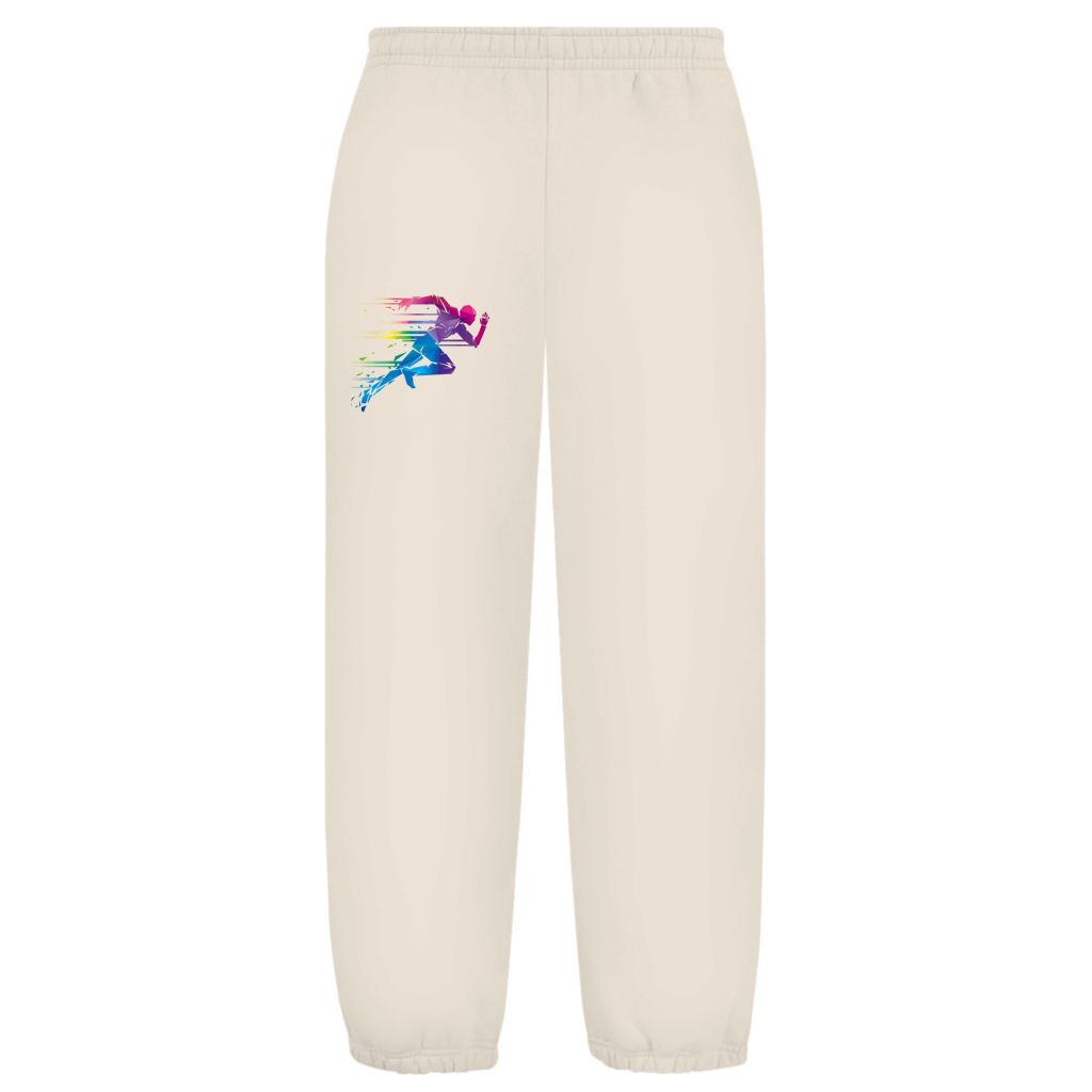 Unisex Jogginghose mit dynamischem Polygon-Runner-Print Ansicht 8 – hosen – ESTID