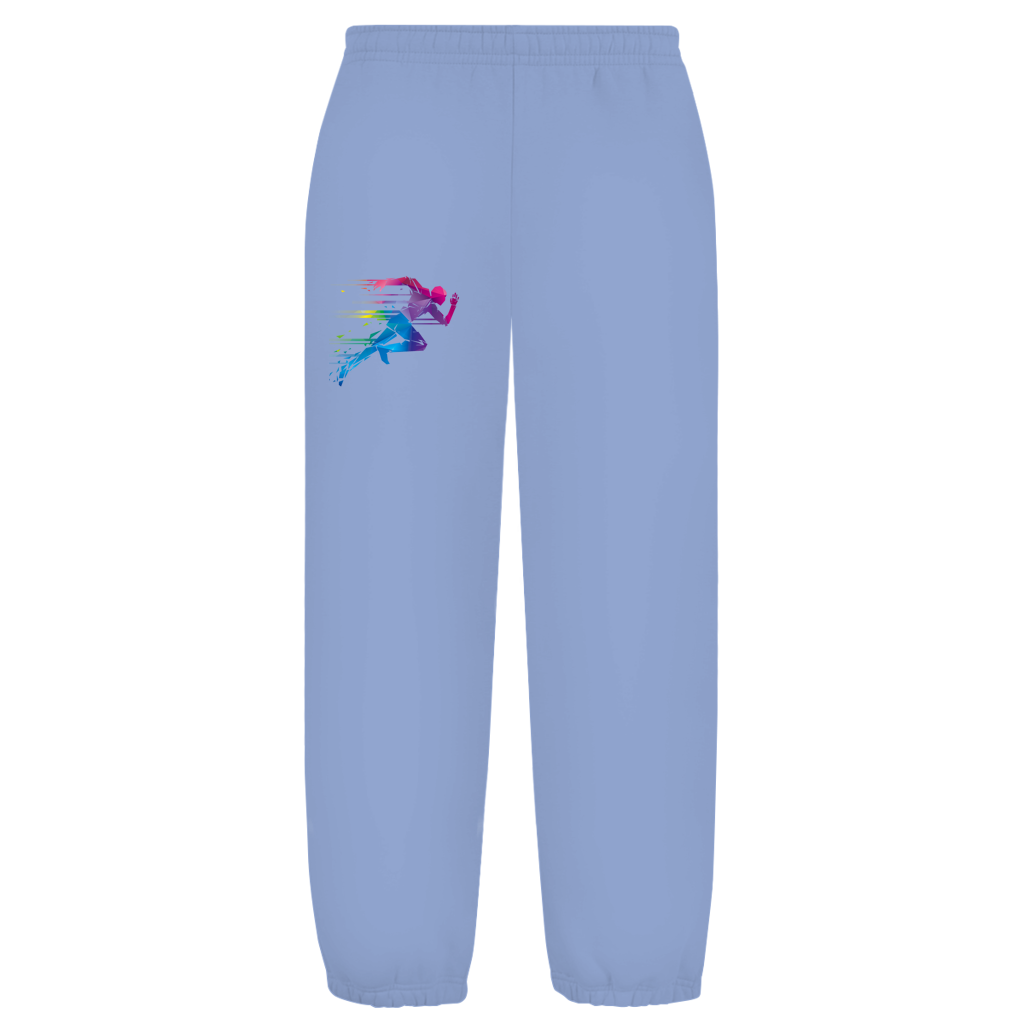 Unisex Jogginghose mit dynamischem Polygon-Runner-Print Ansicht 9 – hosen – ESTID