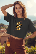 Damen Oversize Crop Top – Crop Top – ESTID