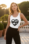 Damen Basic Tank Top mit Jesusmotiv – ESTID Glaube & Style – Clothes – ESTID