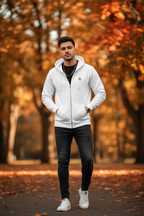 Herren Zipper Hoodie – ESTID Fashion Detailansicht – Clothes – ESTID