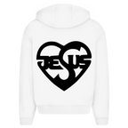 Herren Oversize Zipper Hoodie jesus