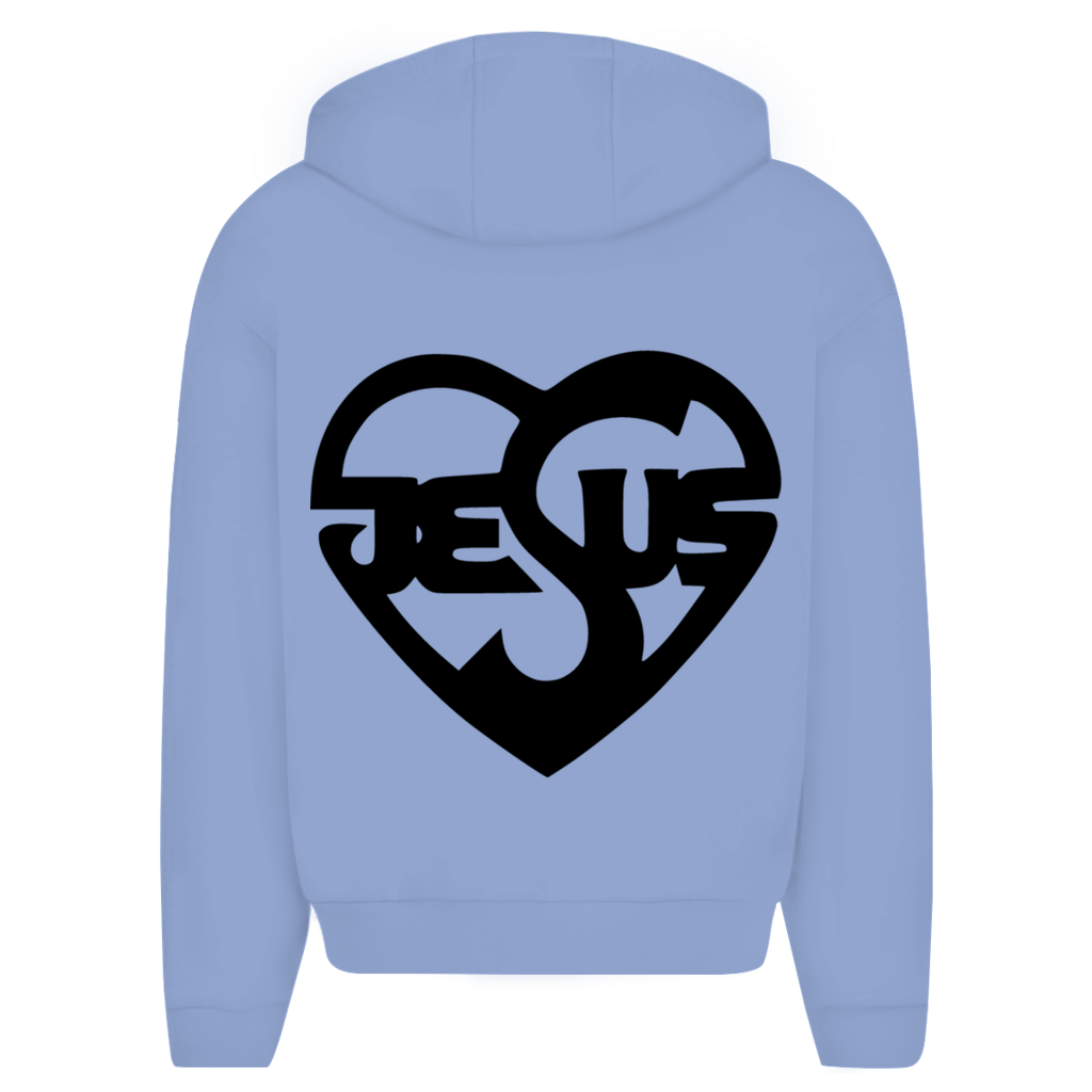 Herren Oversize Zipper Hoodie mit Jesusmotiv – ESTID Glaube & Style Ansicht 14 – Clothes – ESTID