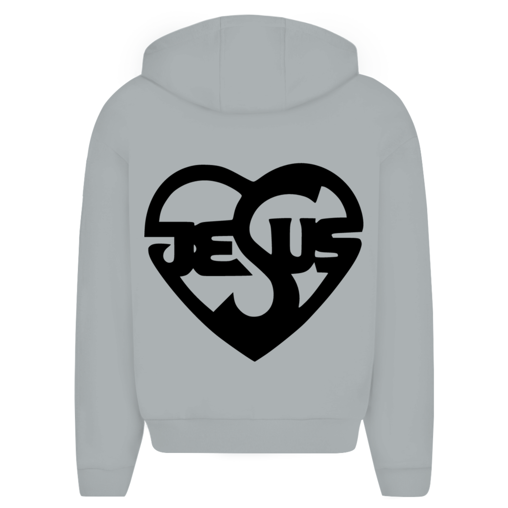 Herren Oversize Zipper Hoodie mit Jesusmotiv – ESTID Glaube & Style Ansicht 16 – Clothes – ESTID
