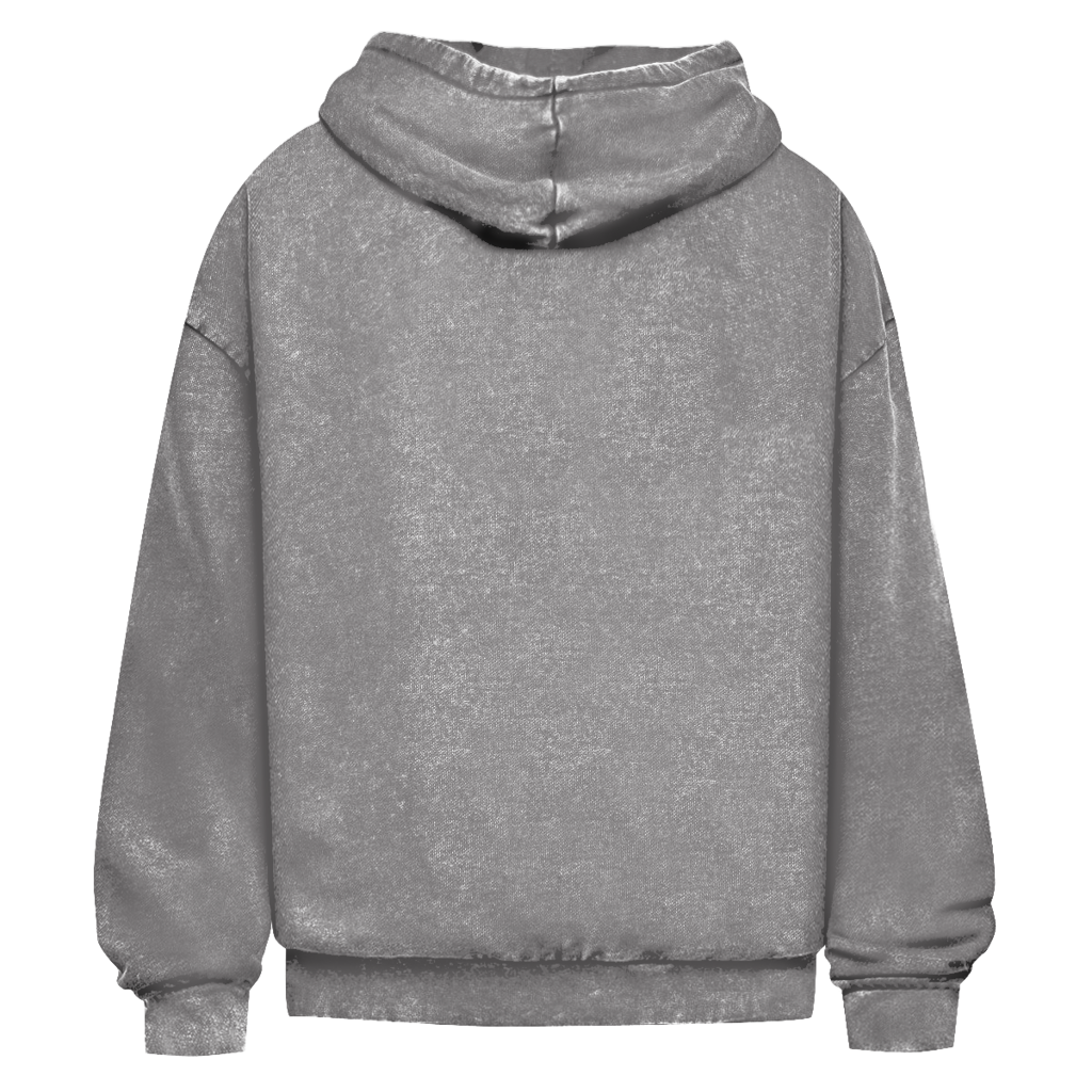 Oversize Washed Hoodie kreuz Ansicht 4 – Clothes – ESTID