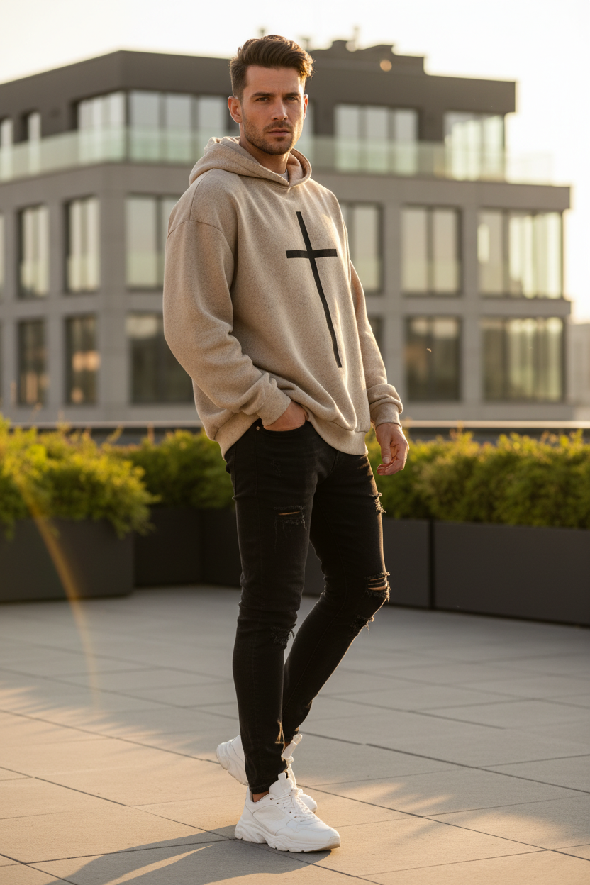 Heavyweight Washed Oversize Unisex Hoodie | Christian Streetwear