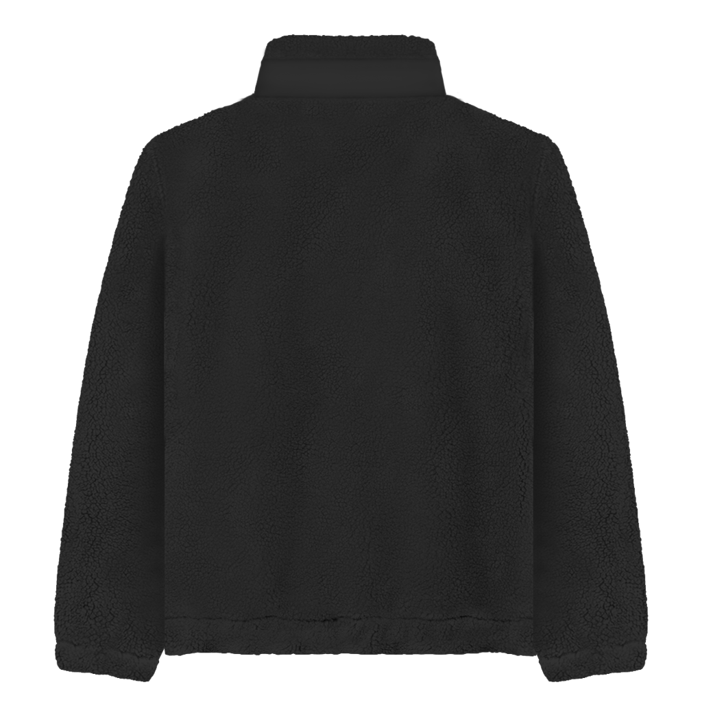 Sherpa Jacke kreuz Detailansicht – Clothes – ESTID