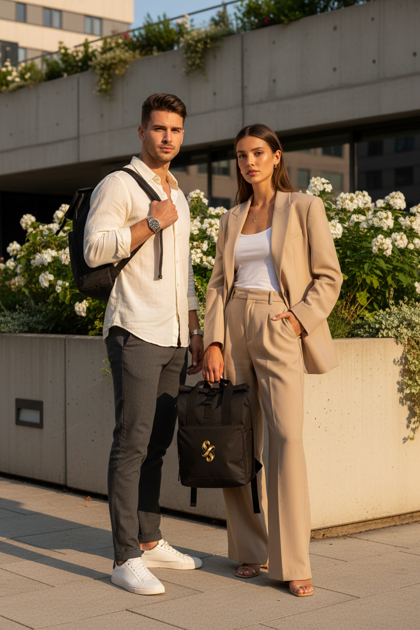 Rucksack mit ESTID-Logo – Nachhaltiger Tagesrucksack – Accessories – ESTID