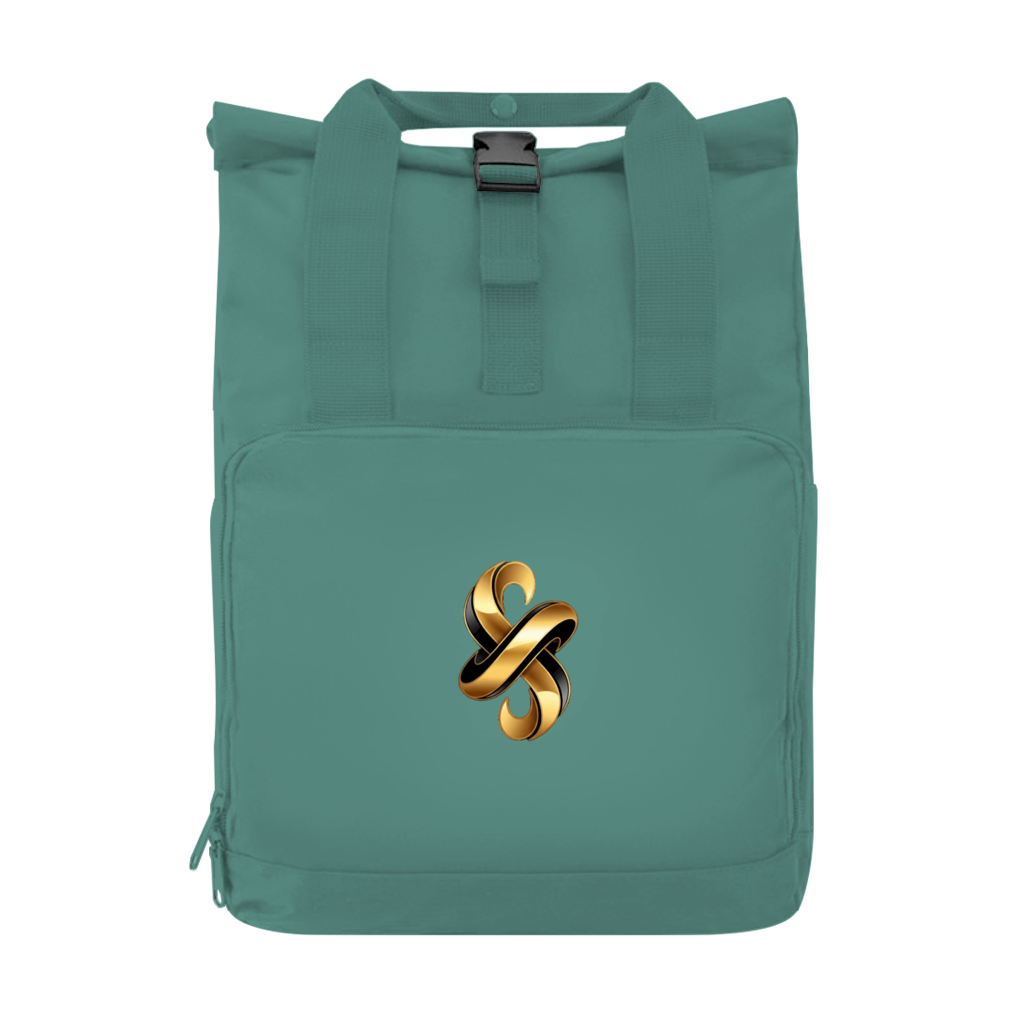 Rucksack mit Seitentasche und ESTID-Logo – Nachhaltiger Daypack Ansicht 5 – Accessories – ESTID