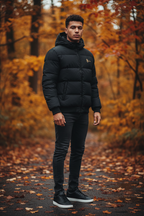 Schwarze Herren Pufferjacke ESTID – Pufferjacke – ESTID