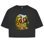 Lässiges Damen Fitness Crop Shirt „Adventure Together“ | ESTID Ansicht 3 – Clothes – ESTID