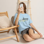 ESTID Unisex Shirt | Jesus Fisch Bibel Wortwolke Ansicht 46 – T-Shirt – ESTID