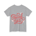 Statement T-Shirt Damen | „Thank You“ Rücken-Print Ansicht 23 – T-Shirt – ESTID