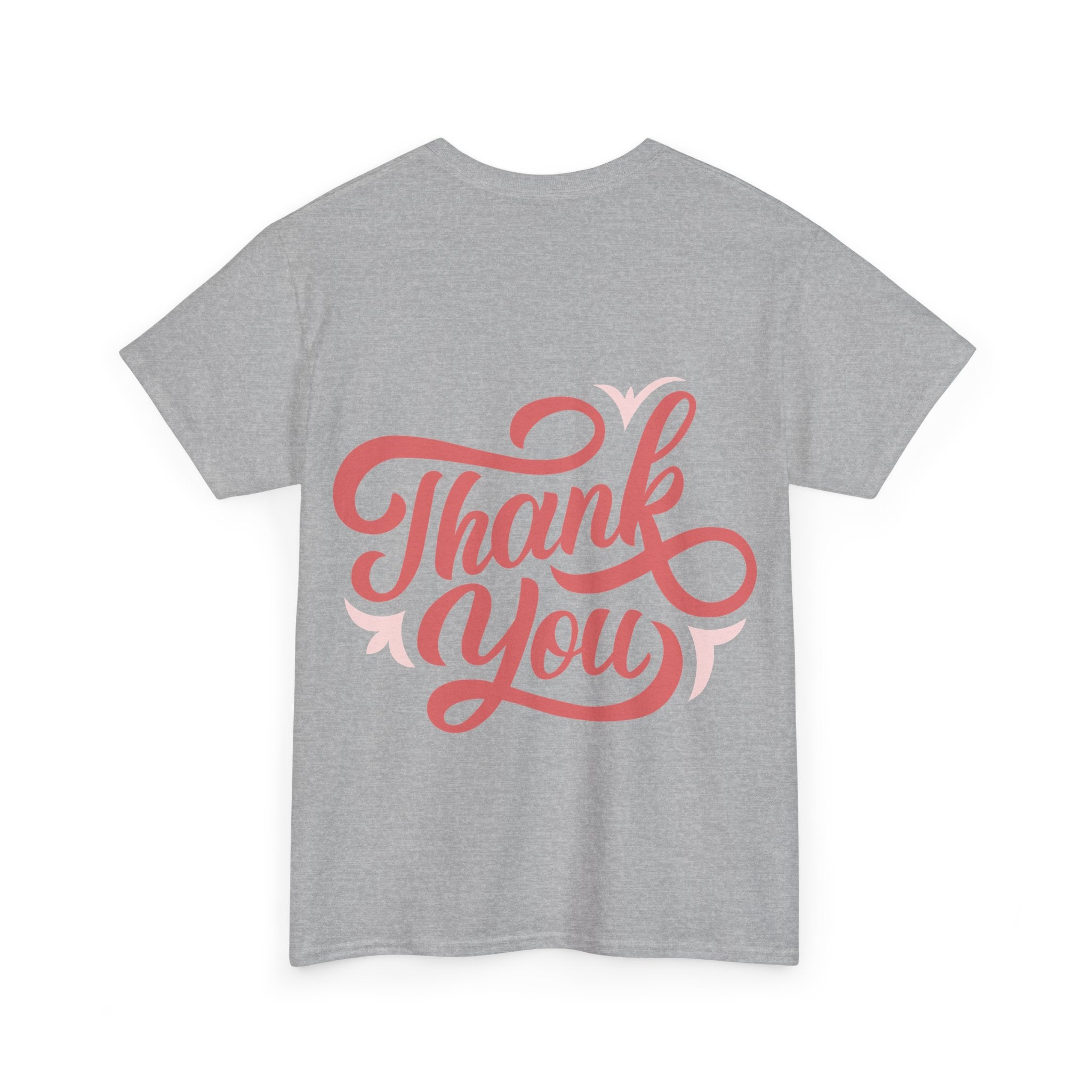 Statement T-Shirt Damen | „Thank You“ Rücken-Print Ansicht 23 – T-Shirt – ESTID